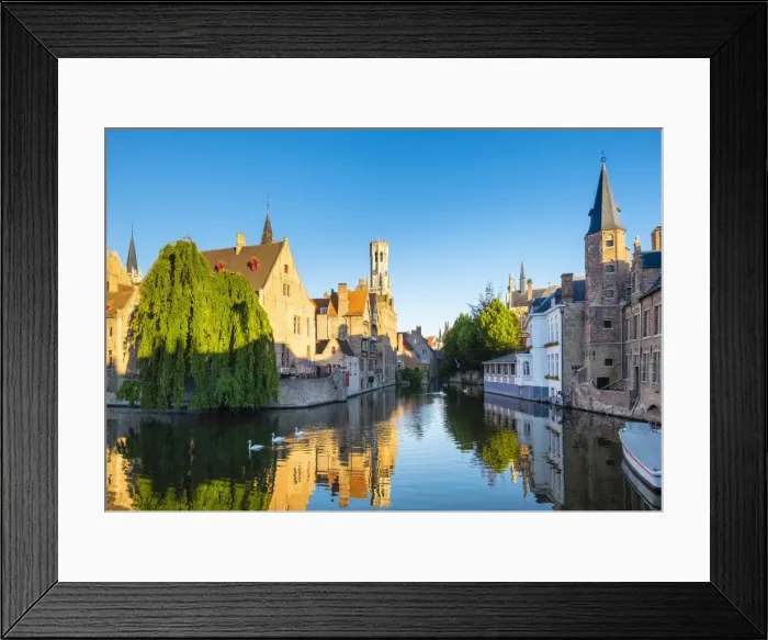 Framed Print : Belgium, West Flanders (Vlaanderen), Bruges (Brugge) Framed Print : Belgium, West Flanders (Vlaanderen), Bruges (Brugge)