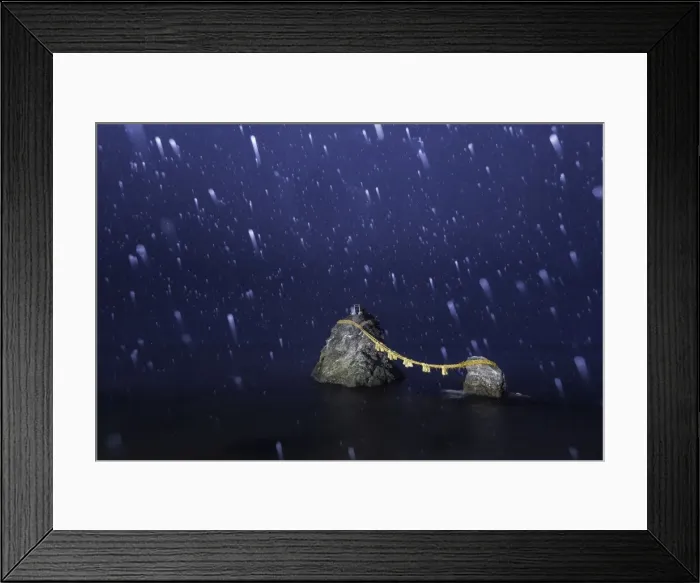 Framed Print : Meoto Iwa, Futami, Japan Framed Print : Meoto Iwa, Futami, Japan