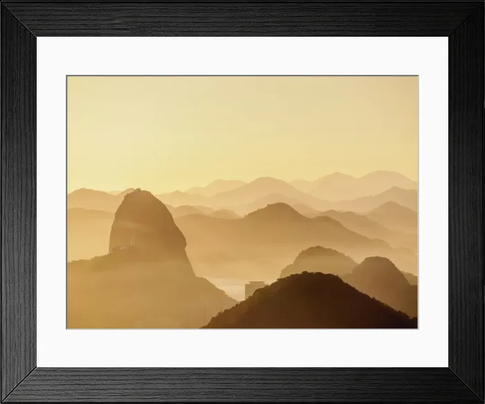 Framed Print : Sugarloaf Mountain at sunrise, Rio de Janeiro, Brazil Framed Print : Sugarloaf Mountain at sunrise, Rio de Janeiro, Brazil