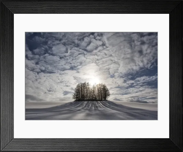 Framed Print : Biei; central Hokkaido, Japanclouds Framed Print : Biei; central Hokkaido, Japanclouds