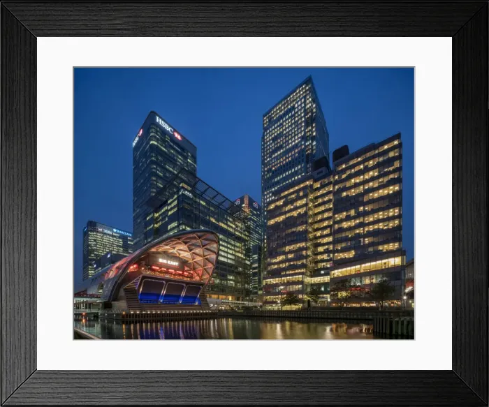 Framed Print : Europe, United Kingdom, England, London, Canary Wharf Framed Print : Europe, United Kingdom, England, London, Canary Wharf