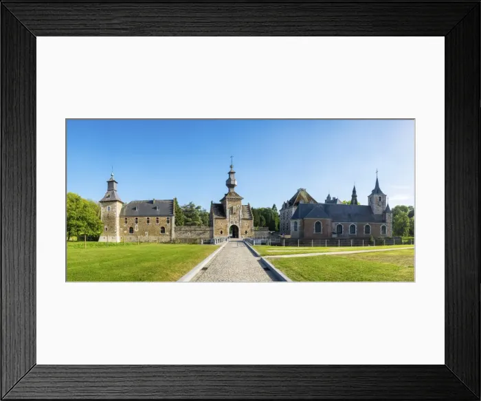 Framed Print : Belgium, Waloon Region (Wallonia), Liege Province. Chateau de Jehay Castle Framed Print : Belgium, Waloon Region (Wallonia), Liege Province. Chateau de Jehay Castle