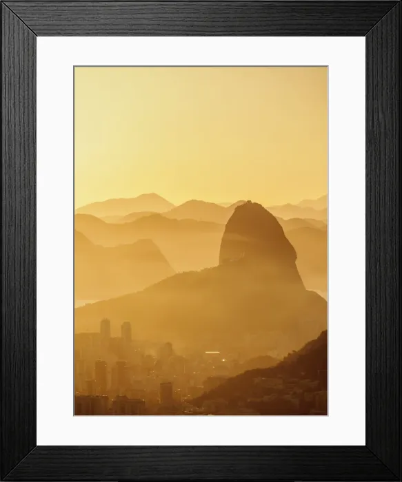 Framed Print : Sugarloaf Mountain at sunrise, Rio de Janeiro, Brazil Framed Print : Sugarloaf Mountain at sunrise, Rio de Janeiro, Brazil