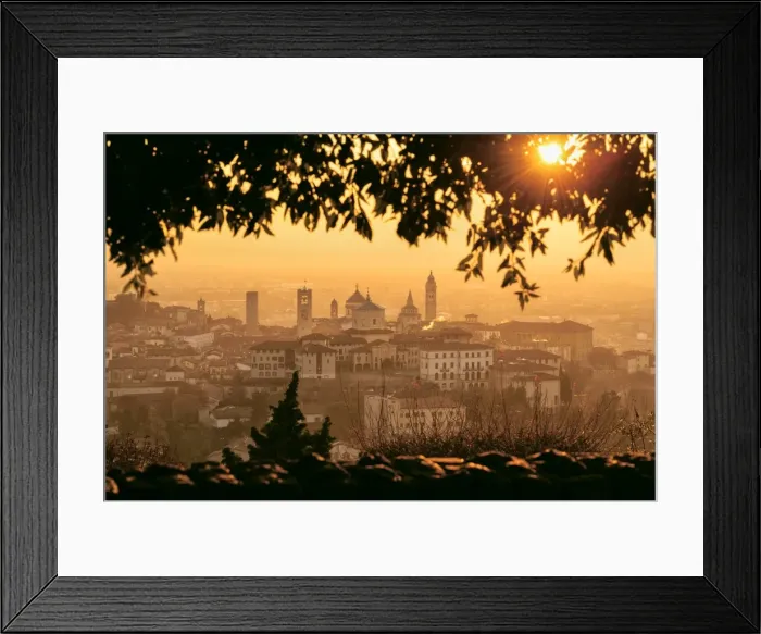 Framed Print : Sunrise in Citta Alta, Bergamo, Bergamo province, Lombardy district, Italy, Europe Framed Print : Sunrise in Citta Alta, Bergamo, Bergamo province, Lombardy district, Italy, Europe