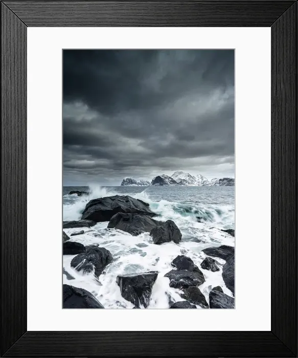 Framed Print : Myrland, Lofoten Island, Norway Framed Print : Myrland, Lofoten Island, Norway
