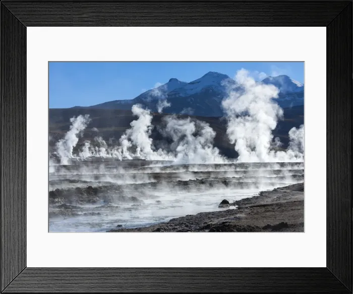 Framed Print : South America, Andes, Atacama, San Pedro de Atacama, Tatio Geyser Basin Framed Print : South America, Andes, Atacama, San Pedro de Atacama, Tatio Geyser Basin