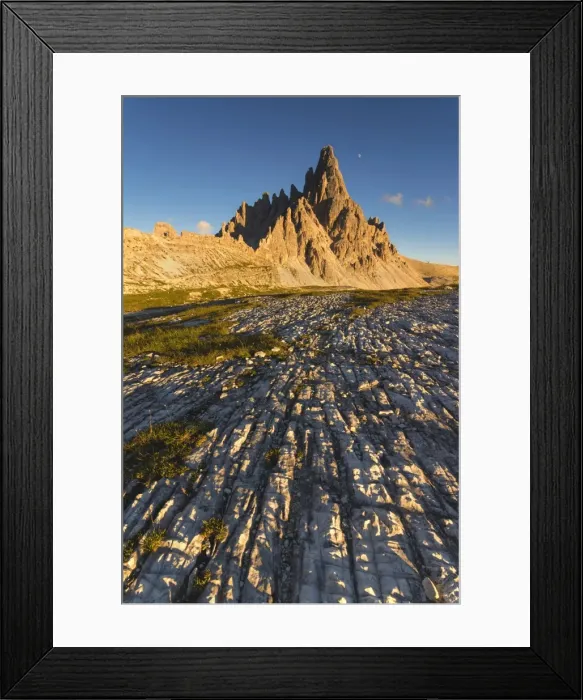 Framed Print : Mount Paterno at Sunset, Bolzano province, Trentino Alto Adige, Italy Framed Print : Mount Paterno at Sunset, Bolzano province, Trentino Alto Adige, Italy