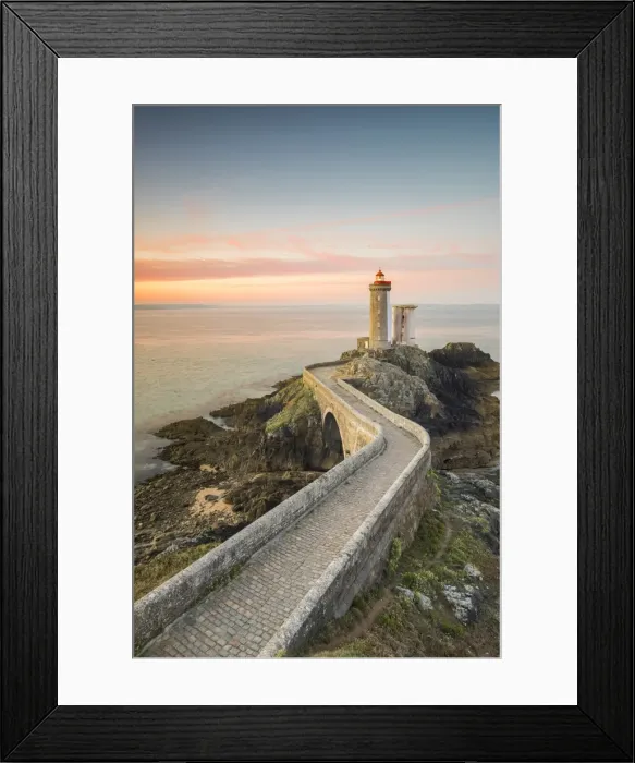 Framed Print : Petit Minou lightouse at sunrise. Plouzane, Finistere, Brittany, France Framed Print : Petit Minou lightouse at sunrise. Plouzane, Finistere, Brittany, France