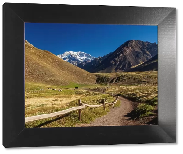 Aconcagua Mountain, Horcones Valley, Aconcagua Provincial Park, Central Andes, Mendoza Province