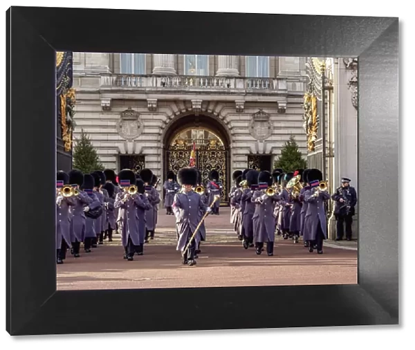 Changing of the Guard at Buckingham Palace, London, England, United Kingdom