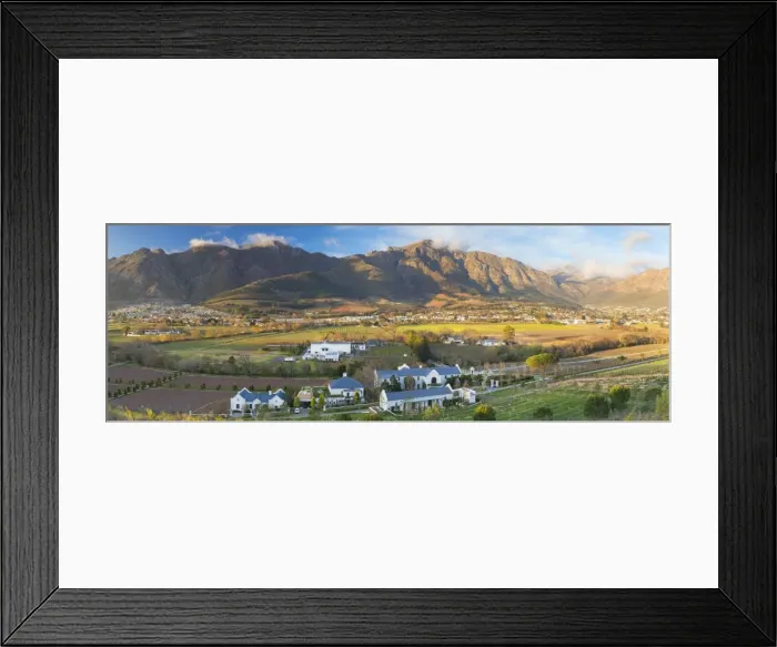 Framed Print : Mullineux and Leeu Family Wines Estate, Franschhoek, Western Cape, South Africa