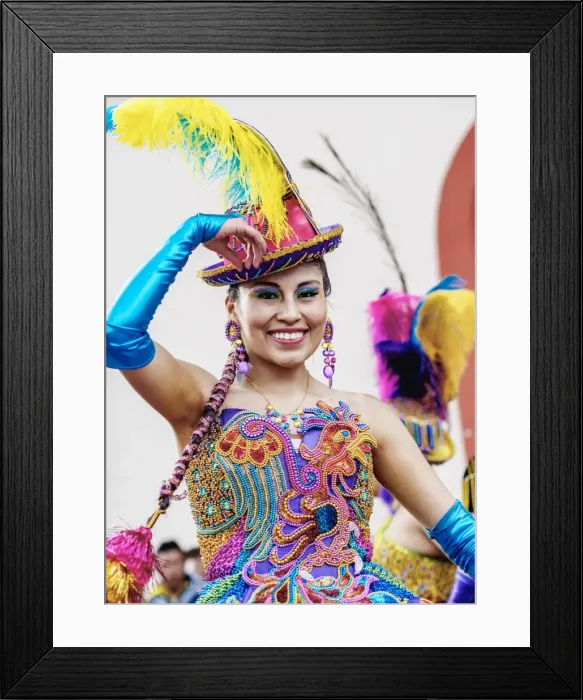 Framed Print : Fiesta de la Virgen de la Candelaria, Main Square, Puno, Peru Framed Print : Fiesta de la Virgen de la Candelaria, Main Square, Puno, Peru