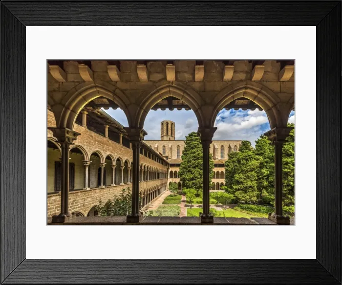 Framed Print : The Gothic Monastery of Pedralbes, Barcelona, Catalonia, Spain Framed Print : The Gothic Monastery of Pedralbes, Barcelona, Catalonia, Spain
