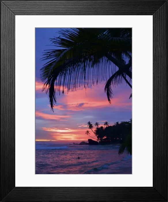 Framed Print : Unawatuna Beach, Sri Lanka