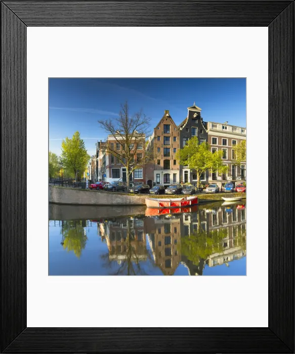 Framed Print : Keizersgracht canal, Amsterdam, Netherlands Framed Print : Keizersgracht canal, Amsterdam, Netherlands
