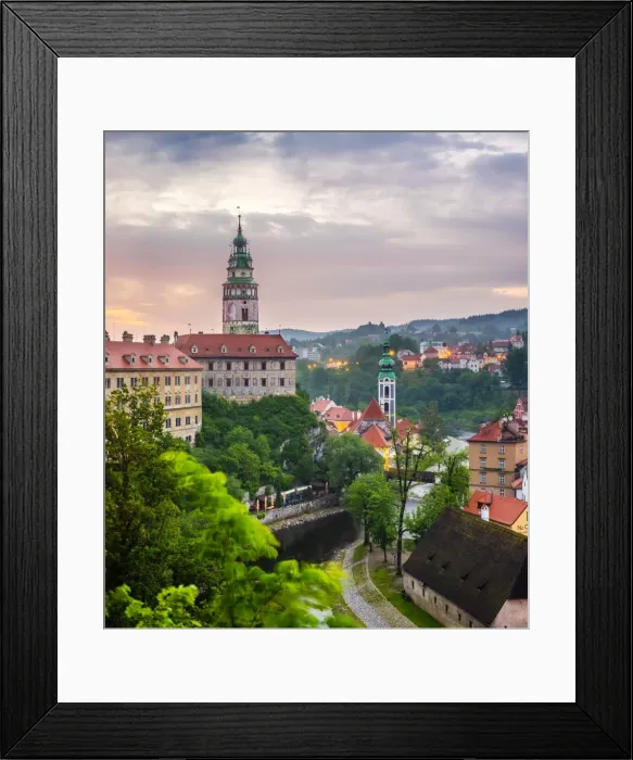 Framed Print : Czech Republic, South Bohemian Region, Cesky Krumlov Framed Print : Czech Republic, South Bohemian Region, Cesky Krumlov