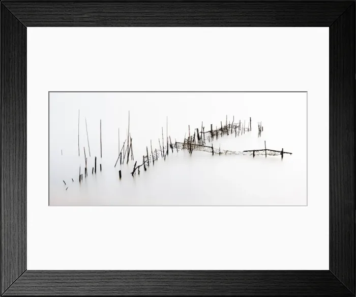Framed Print : Oyster beds at sunset, Halong Bay, Quang Ninh Province, North-East Vietnam, South-East Framed Print : Oyster beds at sunset, Halong Bay, Quang Ninh Province, North-East Vietnam, South-East