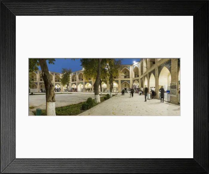 Framed Print : Nadir Divan Begi madrassah, nowadays a centre for crafstmen. Bukhara, a UNESCO World Heritage Site Framed Print : Nadir Divan Begi madrassah, nowadays a centre for crafstmen. Bukhara, a UNESCO World Heritage Site