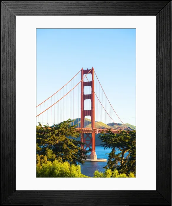 Framed Print : North America, USA, America, California, San Francisco, Golden Gate bridge from Framed Print : North America, USA, America, California, San Francisco, Golden Gate bridge from