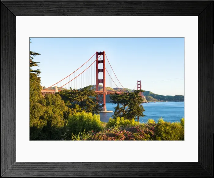 Framed Print : North America, USA, America, California, San Francisco, Golden Gate bridge from Framed Print : North America, USA, America, California, San Francisco, Golden Gate bridge from