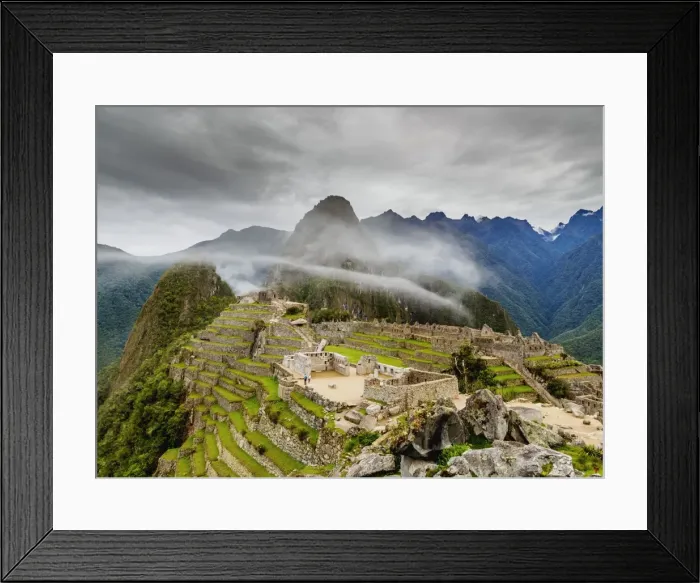 Framed Print : Machu Picchu Ruins, Cusco Region, Peru Framed Print : Machu Picchu Ruins, Cusco Region, Peru
