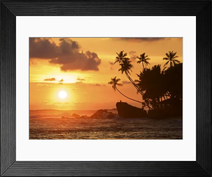 Framed Print : Unawatuna Beach, Sri Lanka Framed Print : Unawatuna Beach, Sri Lanka