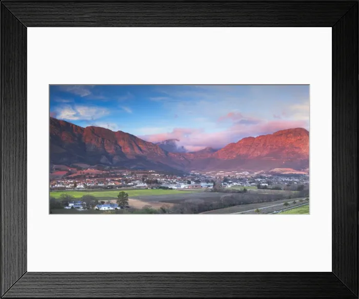 Framed Print : Franschhoek, Western Cape, South Africa Framed Print : Franschhoek, Western Cape, South Africa