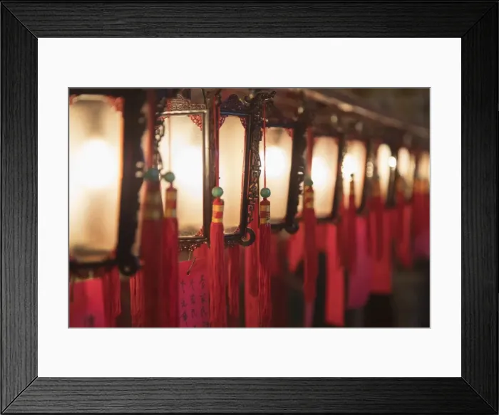 Framed Print : Lanterns at Man Mo Temple, Sheung Wan, Hong Kong Island, Hong Kong, China Framed Print : Lanterns at Man Mo Temple, Sheung Wan, Hong Kong Island, Hong Kong, China