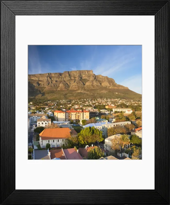 Framed Print : View of Table Mountain, Cape Town, Western Cape, South Africa Framed Print : View of Table Mountain, Cape Town, Western Cape, South Africa