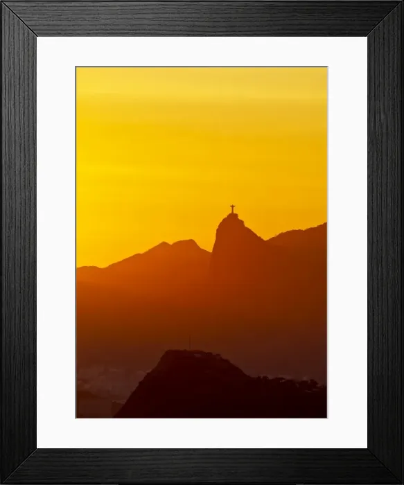 Framed Print : Brazil, State of Rio de Janeiro, Christ the Redeemer on top of the Corcovado Mountain Framed Print : Brazil, State of Rio de Janeiro, Christ the Redeemer on top of the Corcovado Mountain