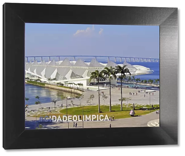 Brazil, City of Rio de Janeiro, Praca Maua, Museum of Tomorrow(Museu do Amanha) by