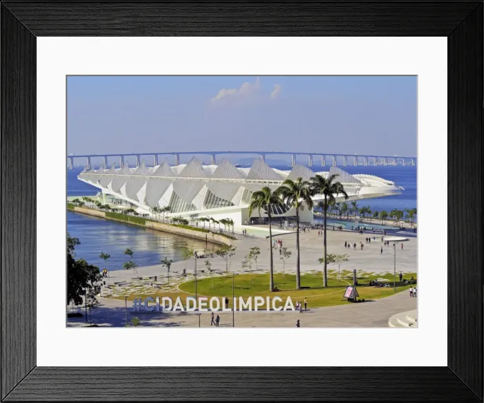 Framed Print : Brazil, City of Rio de Janeiro, Praca Maua, Museum of Tomorrow(Museu do Amanha) by Framed Print : Brazil, City of Rio de Janeiro, Praca Maua, Museum of Tomorrow(Museu do Amanha) by