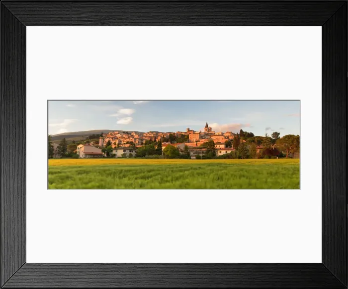 Framed Print : Europe, Italy, Umbria, Perugia district. Spello at sunset Framed Print : Europe, Italy, Umbria, Perugia district. Spello at sunset