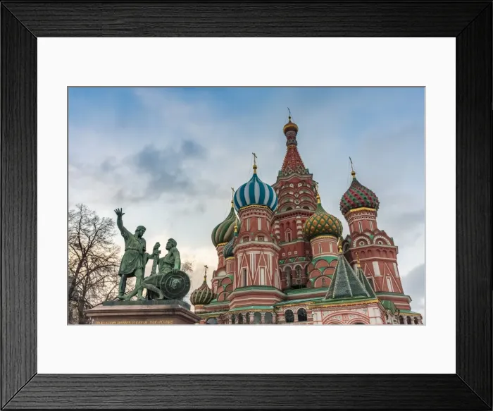 Framed Print : Russia, Moscow, Red Square, St. Basils Cathedral Framed Print : Russia, Moscow, Red Square, St. Basils Cathedral