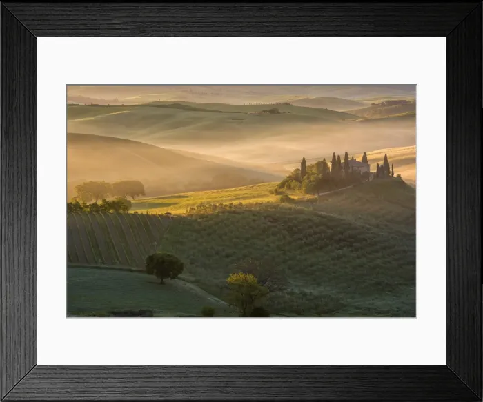 Framed Print : The Belvedere at San Quirico d Orcia. Tuscany Italy Framed Print : The Belvedere at San Quirico d Orcia. Tuscany Italy