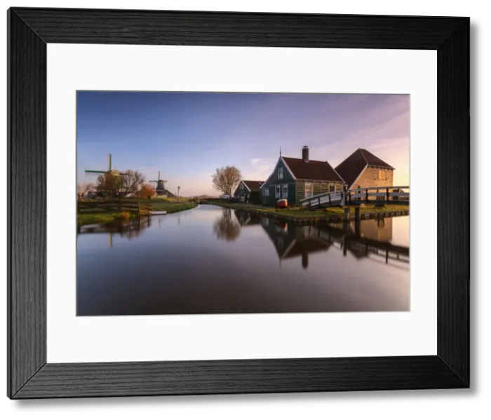 Framed Print : Zaanse Schans, province of Zaanstad, Nederlands Framed Print : Zaanse Schans, province of Zaanstad, Nederlands