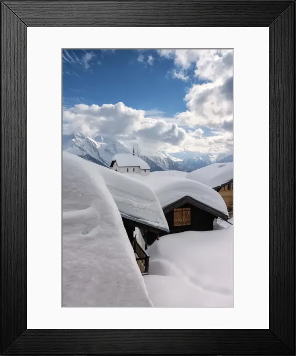 Framed Print : Bettmeralp, canton Valais, Switzerland Framed Print : Bettmeralp, canton Valais, Switzerland