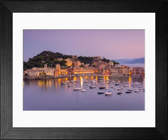 Framed Print : Bay of Silence, Sestri Levante, Genova province, Liguria, Italy
