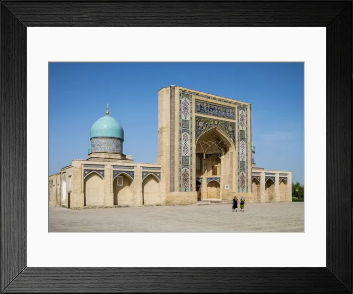 Framed Print : Tashkent, Uzbekistan, Central Asia. Madrasa Barak Khan