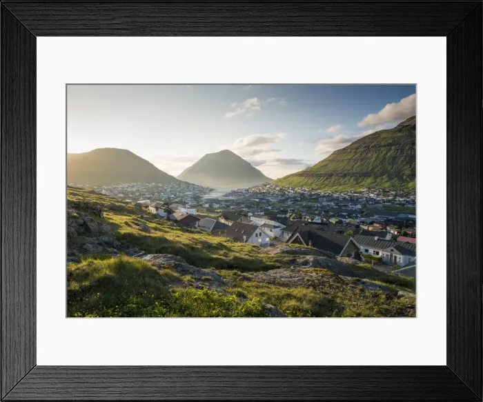 Framed Print : Klaksvik, Bordoy island, Faroe Islands, Denmark Framed Print : Klaksvik, Bordoy island, Faroe Islands, Denmark