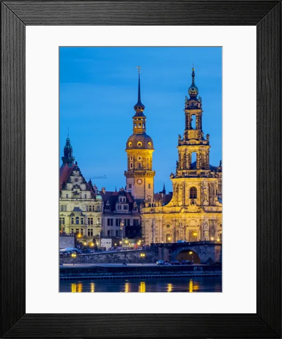 Framed Print : Germany, Saxony, Dresden, Altstadt (Old Town)