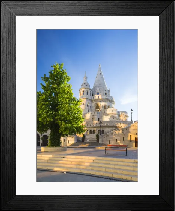 Framed Print : Hungary, Central Hungary, Budapest. Fishermans Bastion takes its name from