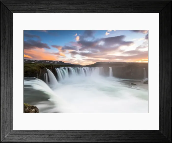 Framed Print : Godafoss waterfall, Northern Iceland Framed Print : Godafoss waterfall, Northern Iceland