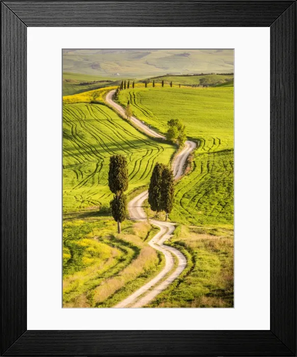 Framed Print : Pienza, Val d Orcia, Tuscany Framed Print : Pienza, Val d Orcia, Tuscany