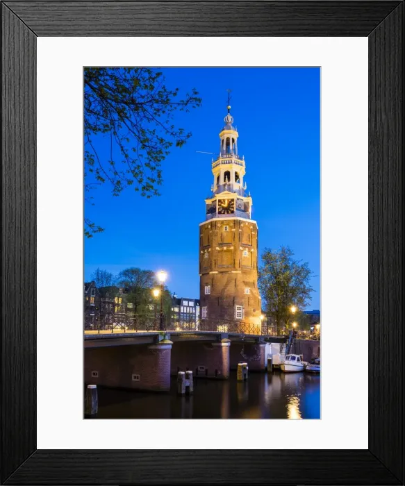 Framed Print : Netherlands, North Holland, Amsterdam. 16th century Montelbaanstoren tower on Oudeschans Framed Print : Netherlands, North Holland, Amsterdam. 16th century Montelbaanstoren tower on Oudeschans