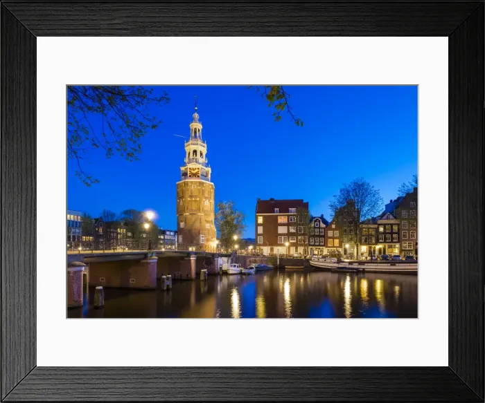Framed Print : Netherlands, North Holland, Amsterdam. 16th century Montelbaanstoren tower on Oudeschans Framed Print : Netherlands, North Holland, Amsterdam. 16th century Montelbaanstoren tower on Oudeschans