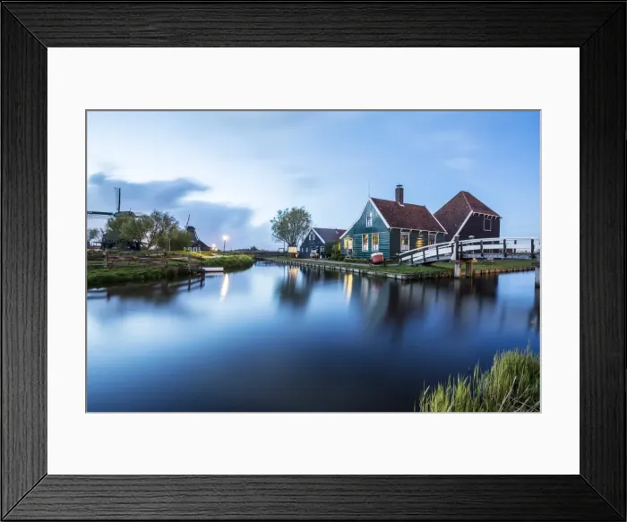 Framed Print : Zaanse Schans, Netherlands, Europe
