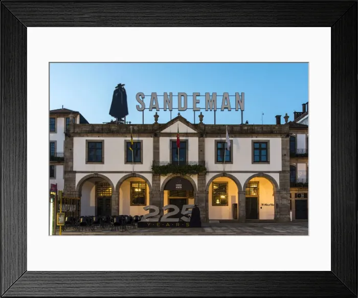 Framed Print : Sandeman Port Wine Warehouse, Porto, Portugal Framed Print : Sandeman Port Wine Warehouse, Porto, Portugal