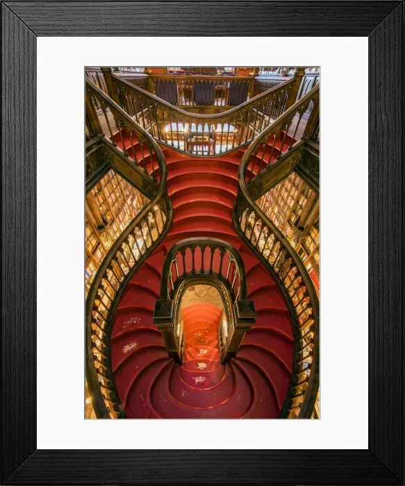 Framed Print : Livraria Lello & Irmao bookstore or Lello bookstore is one of the oldest in Portugal Framed Print : Livraria Lello & Irmao bookstore or Lello bookstore is one of the oldest in Portugal