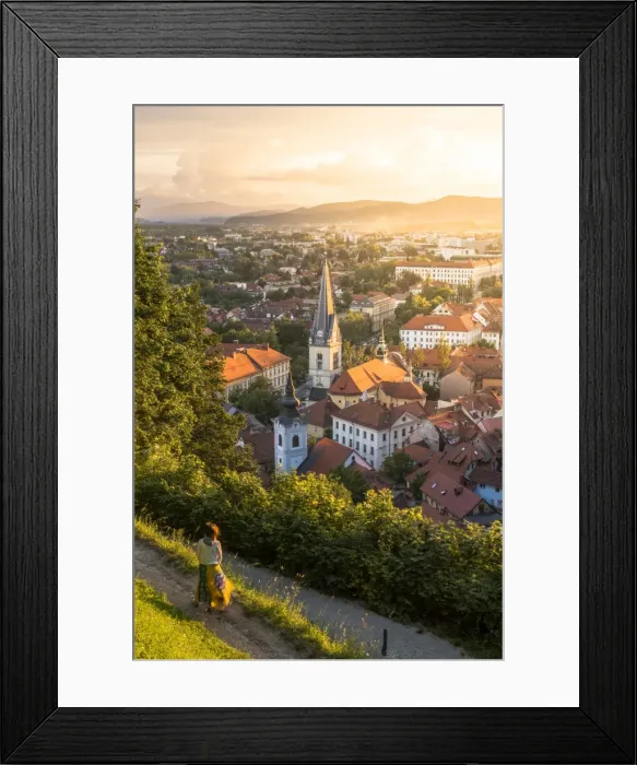 Framed Print : Ljubljana, Slovenia, East Europe. (MR) Framed Print : Ljubljana, Slovenia, East Europe. (MR)